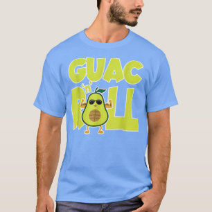 Coola Avocado Rock n Roll 60s Guacamole Healthy Fo T Shirt