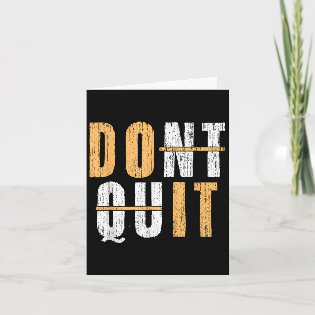 Coola Avsluta inte Motivational Internet SP Kort (Framsida)