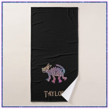 Coola Aztec Design Hund Bath Towels