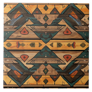 Coola Aztec faux wood Kakelplatta