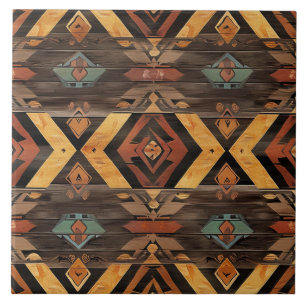 Coola Aztec faux wood Kakelplatta