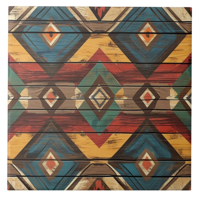 Coola Aztec faux wood Kakelplatta (Framsidan)