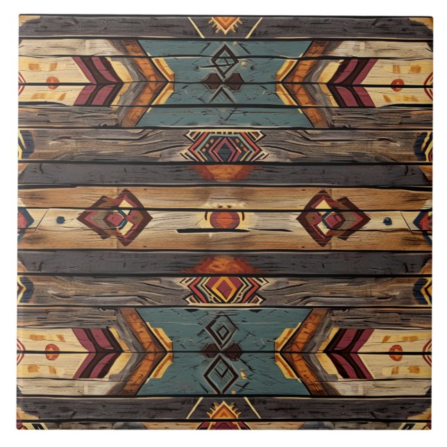 Coola Aztec faux wood Kakelplatta (Framsidan)