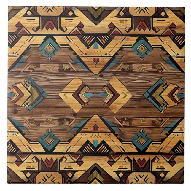 Coola Aztec faux wood Kakelplatta (Framsidan)