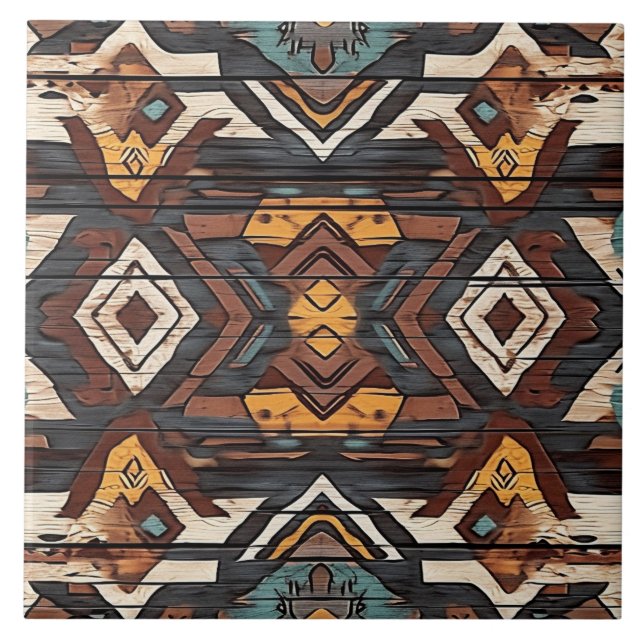 Coola Aztec faux wood Kakelplatta (Framsidan)