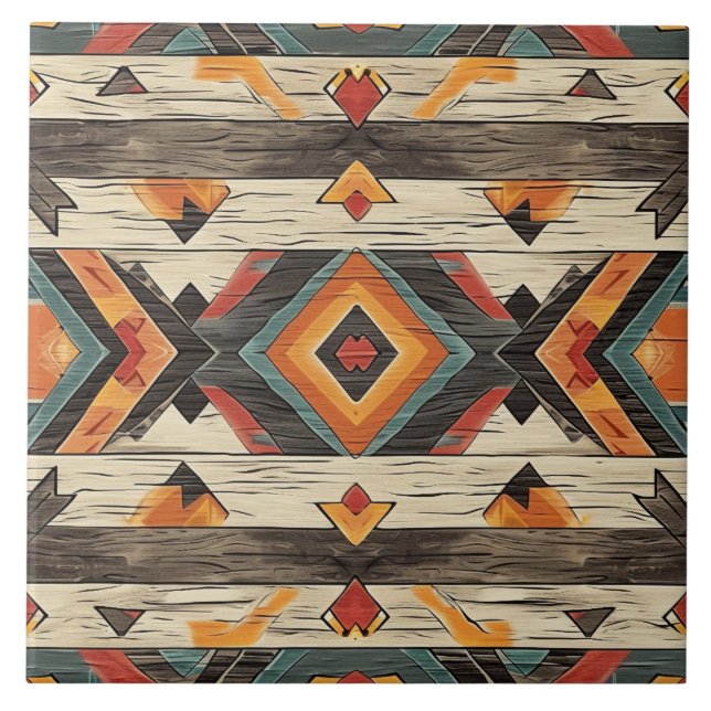 Coola Aztec faux wood Kakelplatta (Framsidan)