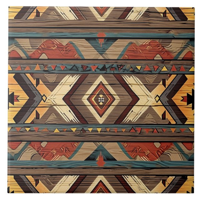 Coola Aztec faux wood Kakelplatta (Framsidan)