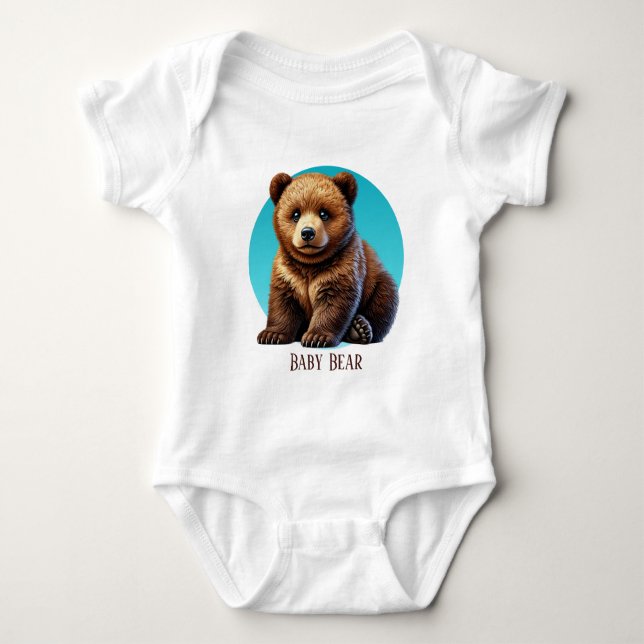 Coola baby björn anpassade t shirt (Framsida)