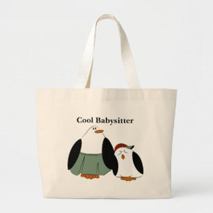 Coola Babywatch Cute Tecknad Penguins Jumbo Tygkasse