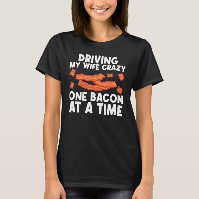 Coola Bacon Art För manar Pappa Gris Gris Strips B T Shirt (Framsida)