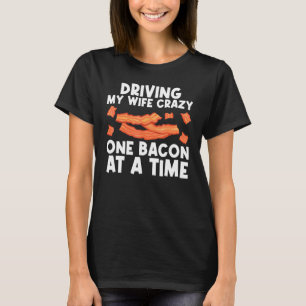 Coola Bacon Art För manar Pappa Gris Gris Strips B T Shirt
