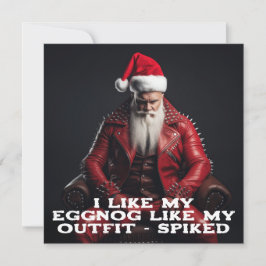 Coola Badass Santa - spikat taggspikat konfekt Julkort