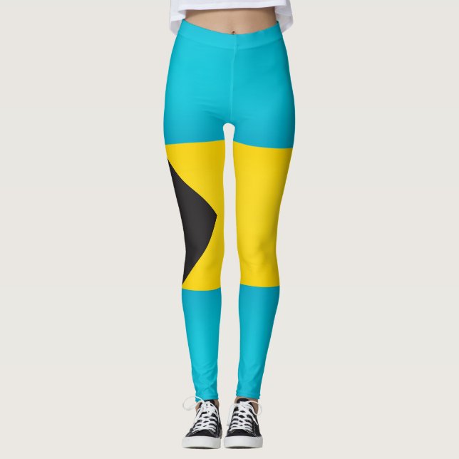 Coola Bahamas Flagga Mode Leggings (Framsida)