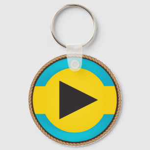 Coola Bahamas Flagga Seal Nyckelring