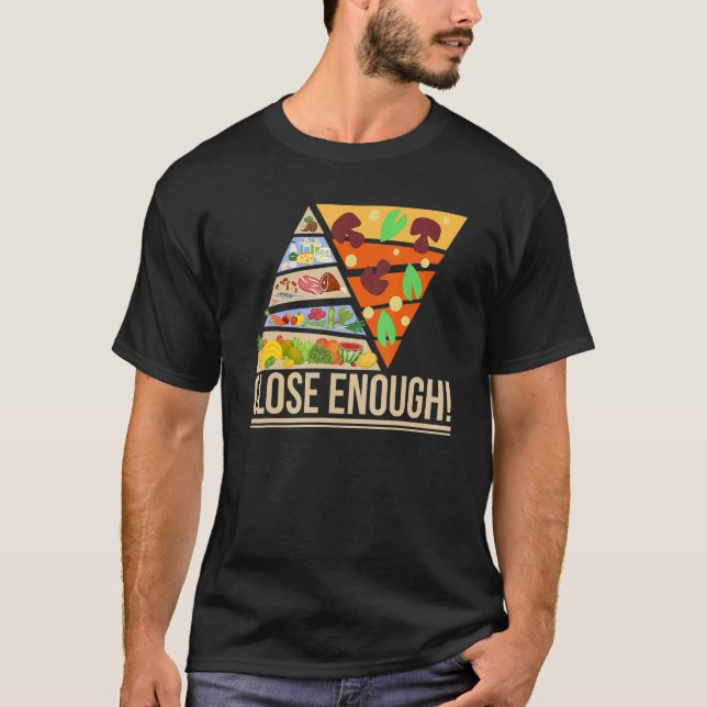 Coola Balanserad kost och mat, dieters T Shirt (Framsida)