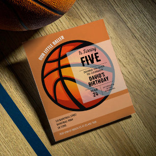 Coola Baller Basketball Budget Blockdags-inbjudan