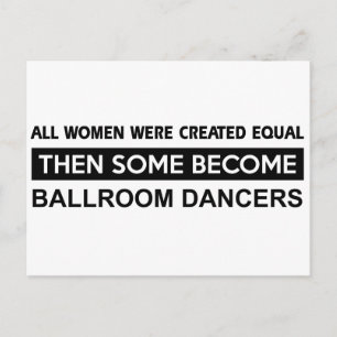 Coola Ballroom Dancing-design Vykort