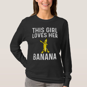 Coola Banana for Girls Kid Dabbing Gult Sweet Tro T Shirt