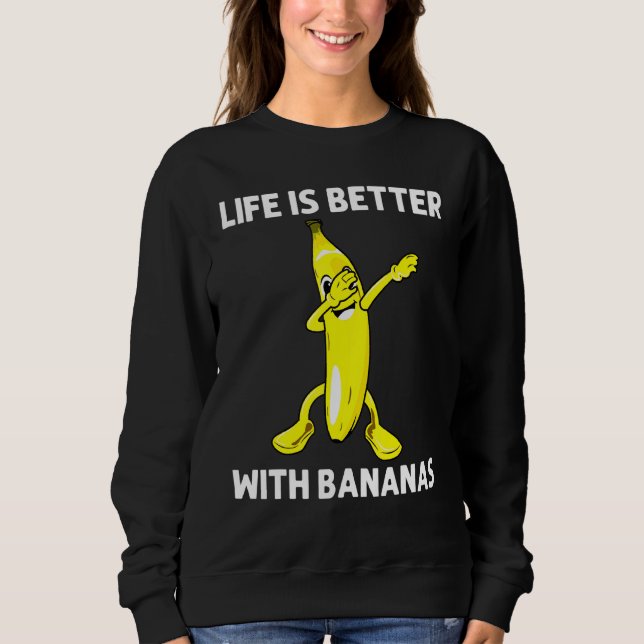 Coola Banana För manar Women Dabbing Gult Sweet Tr T Shirt (Framsida)