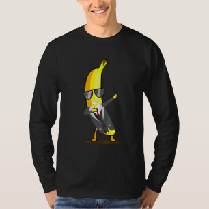 Coola Banana in Kostym Dab Dancing Fruit and Sungl T Shirt