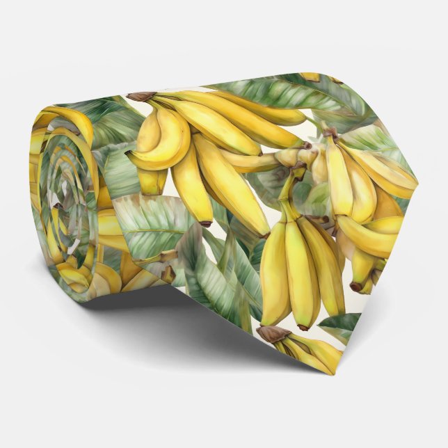 Coola bananfrukt mönster slips (Rullad)