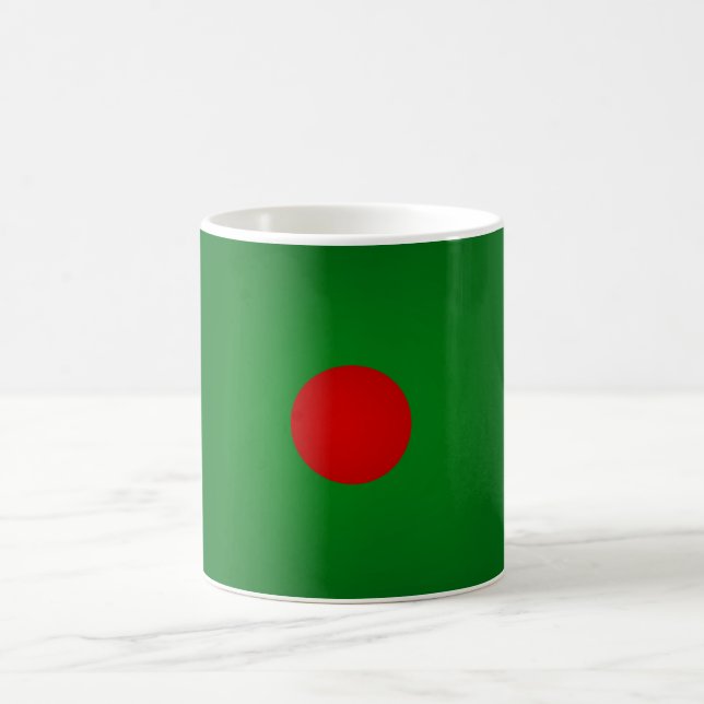 Coola Bangladesh Flagga Kaffemugg (Center)