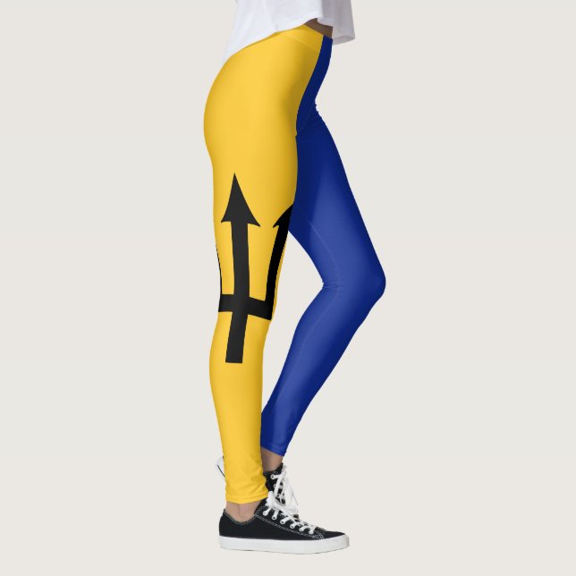 Coola Barbados Flagga Mode Leggings (Höger)