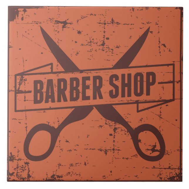 Coola Barber-återförsäljare Kakelplatta (Framsidan)
