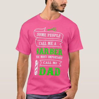 Coola Barber Kärlek Family Barber Pappa T Shirt