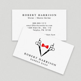 Coola Barbershop Barber Professionell Visitkort