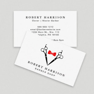 Coola Barbershop Barber Professionell Visitkort