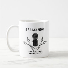 Coola Barbershop Business Swag Barber Scissors Kaffemugg