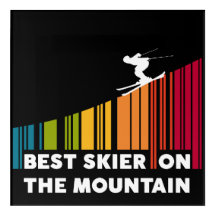 Coola Barcode Design Best Skier på berget