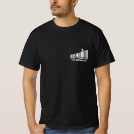 Coola Barcode Design Best Skier på berget T Shirt