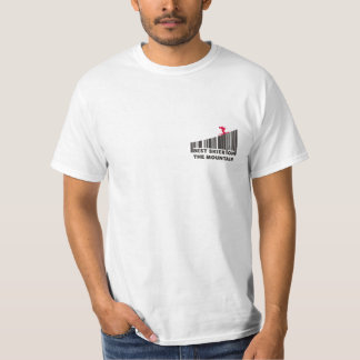 Coola Barcode Design Best Skier på berget T Shirt