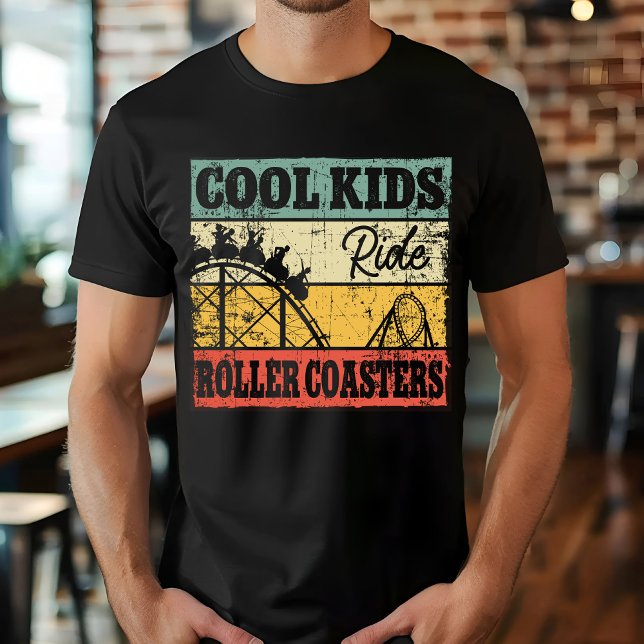 Coola barn åker rulltrappor Roliga Coaster Train T Shirt (Skapare uppladdad)