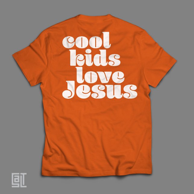 Coola barn älskar Jesus Retro kristen T Shirt (Skapare uppladdad)