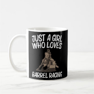 Coola Barrel Tävla for Girls Kids Racer Cowgirl Ho Kaffemugg