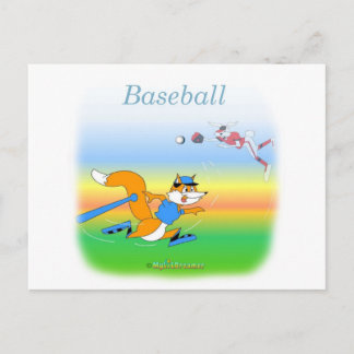 Coola Baseball-barnartiklar Vykort