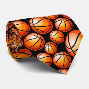 coola Basketball älskare sport med titel Slips