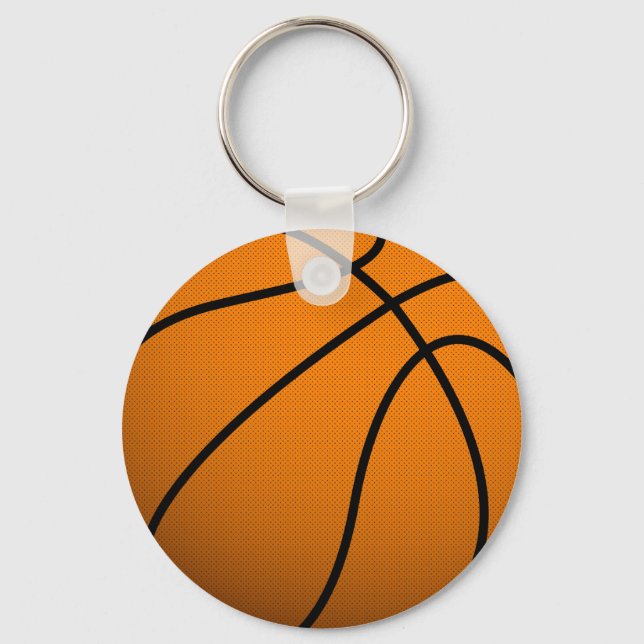 Coola Basketball and Anpassningsbar Sports B Boll Nyckelring (Framsida)