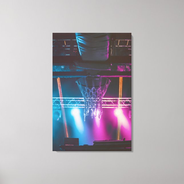 Coola Basketball Artwork Canvastryck (Framsida)