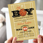 Coola Basketball Baby Shower Inbjudningar<br><div class="desc">En modern "Oh Boy"-babyduschinbjudan med ett baskettema,  med en basketbakgrund,  en basketboll,  en sportig babyduschmall som är lätt att anpassa.</div>