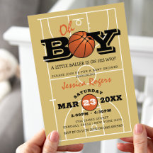 Coola Basketball Baby Shower