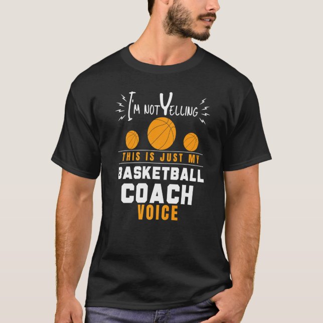Coola Basketball Coach För manar Women Team Basket T Shirt (Framsida)