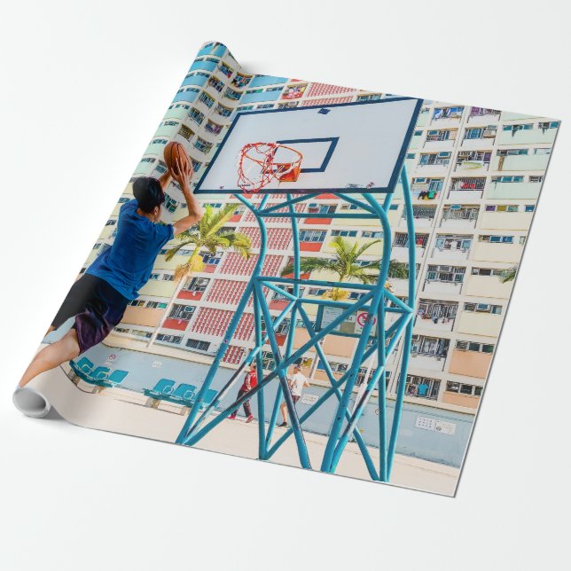 Coola Basketball Gift Presentpapper (Utrullad)