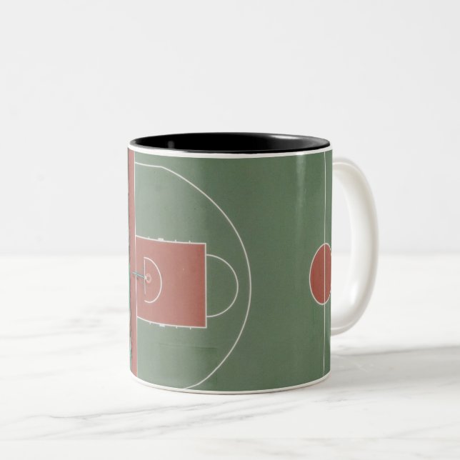 Coola Basketball Gift Två-Tonad Mugg (Framsida höger)