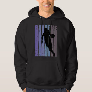Coola Basketball Girls Kids Player Team Motivation Hoodie
