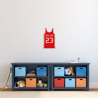 Coola Basketball Jersey Small Sports Wall Decal