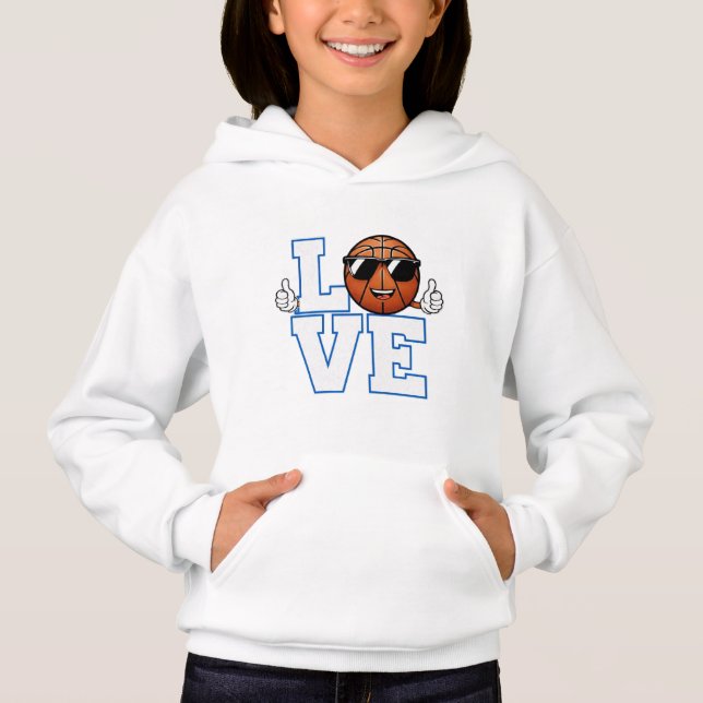 Coola Basketball Kärlek Design | Funny Basketball  T Shirt (Framsida)